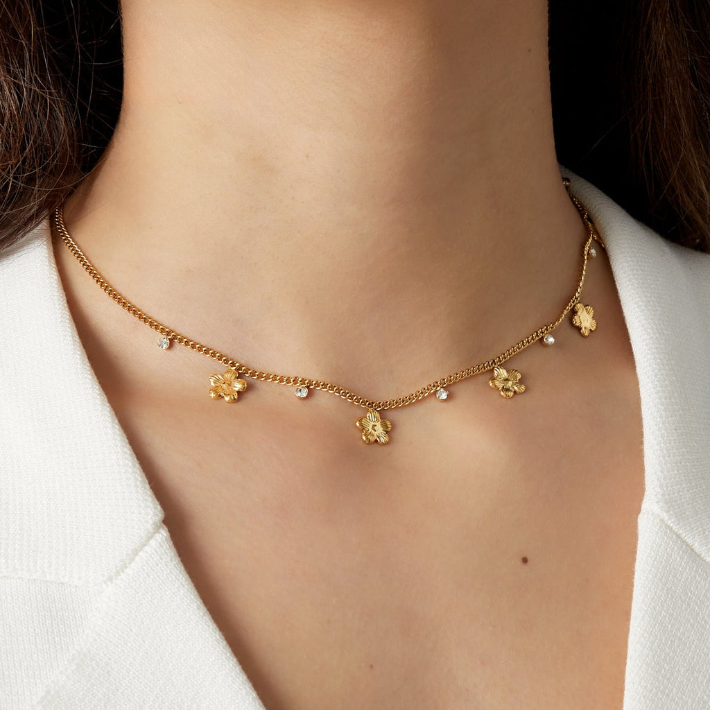Bloemen ketting