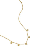 Minimalist necklace with small hearts