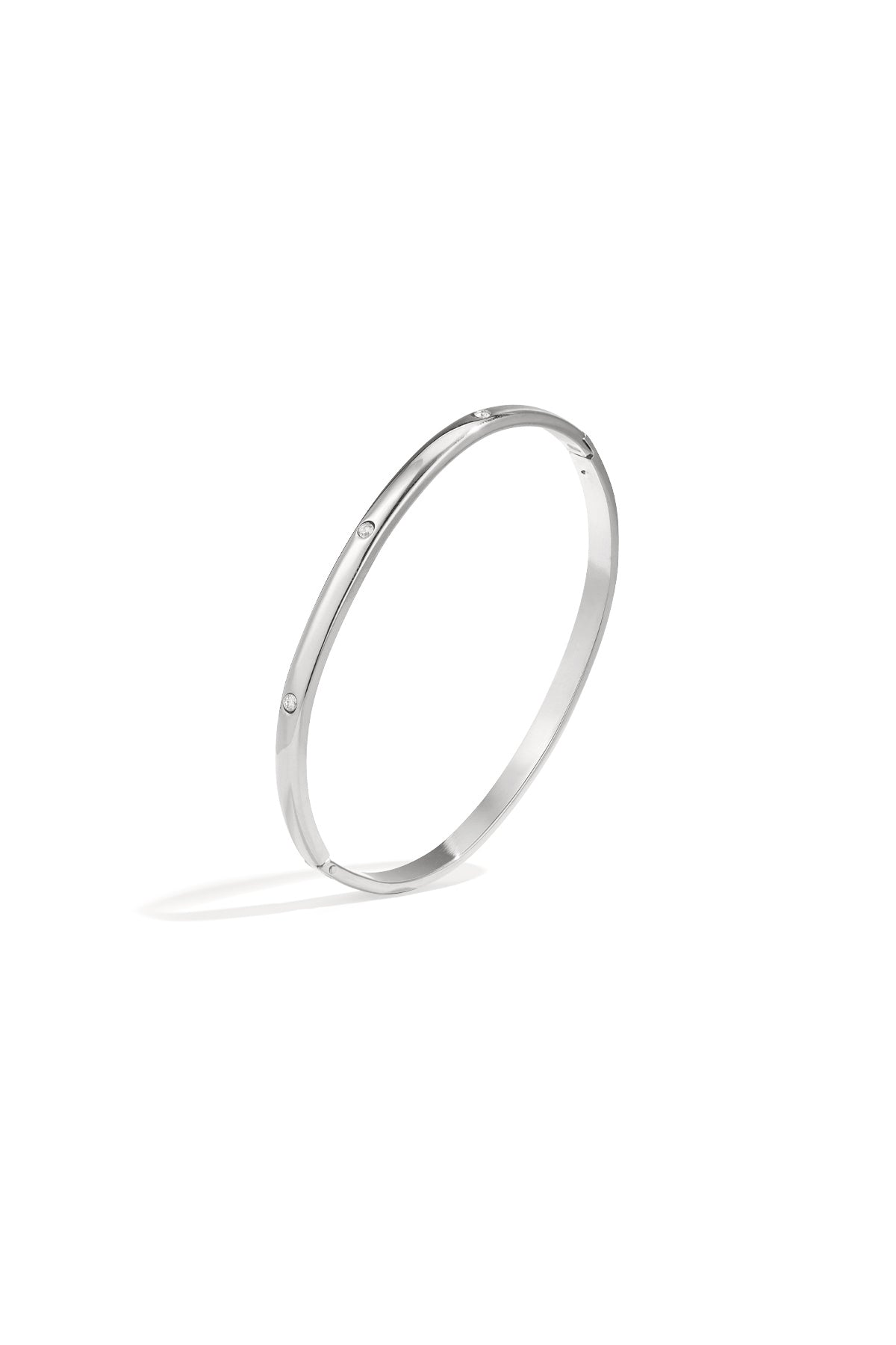 Bangle met subtiele steentjes
