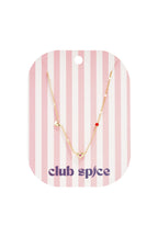 Necklace with hearts stones and pattern