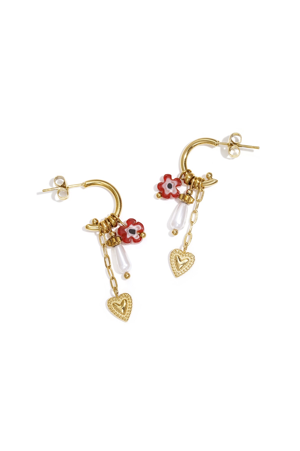 Charm oorbellen