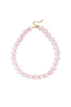 Bead necklace with gold beads 13.5mm