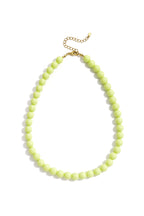 Necklace with medium beads-10mm