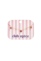 Bracelet with pink stones in hearts
